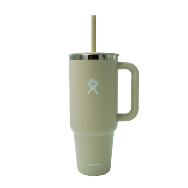 Hydro Flask Travel Tumbler Straw 40 Oz. U-State Oat